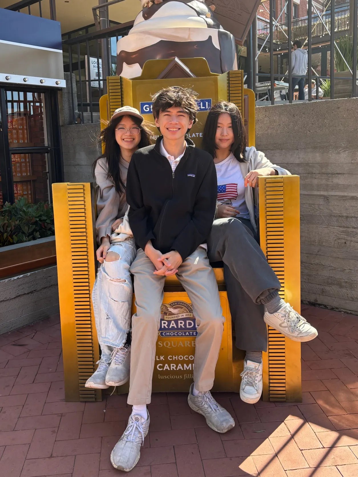 The three founders of Sam together in San Francisco